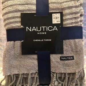 ~* Nautica Chenille Throw super soft*~